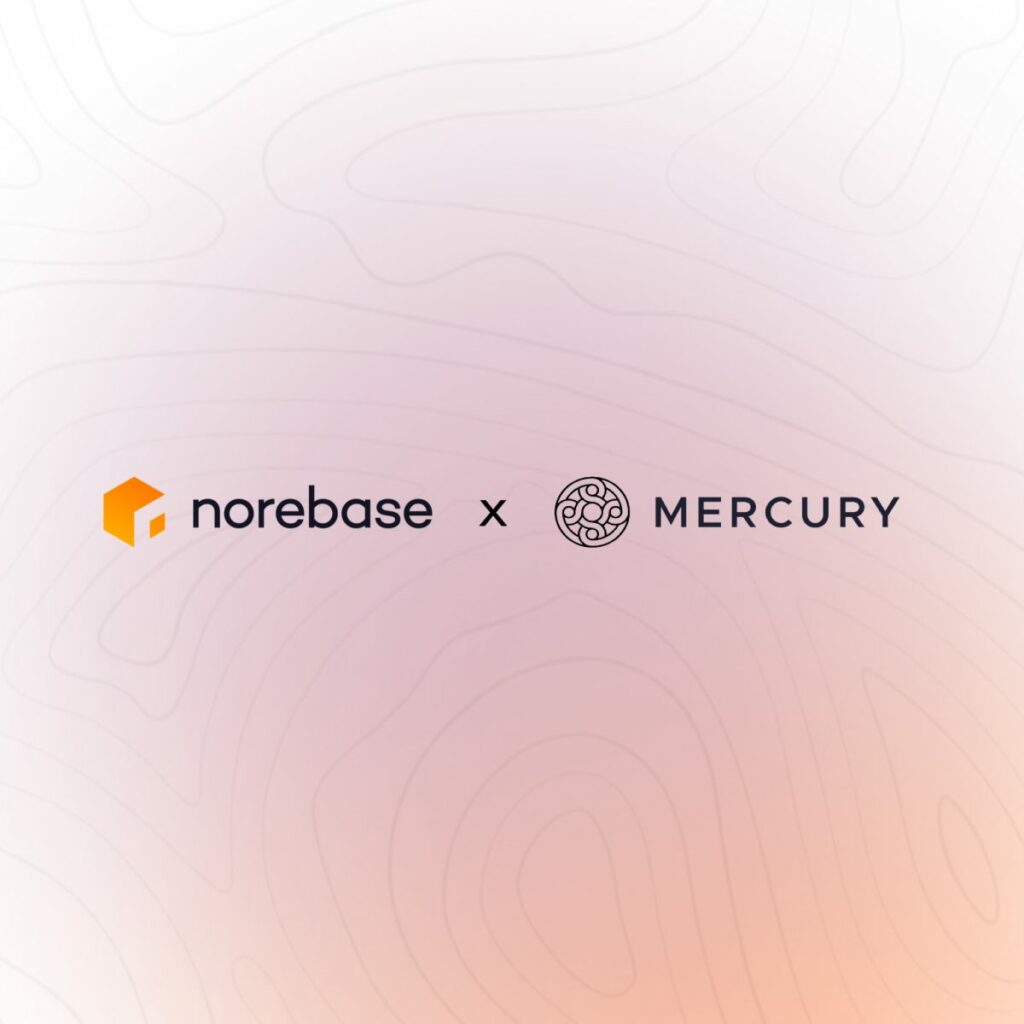 Norebase partners with Mercury to offer its users a banking stack for startups