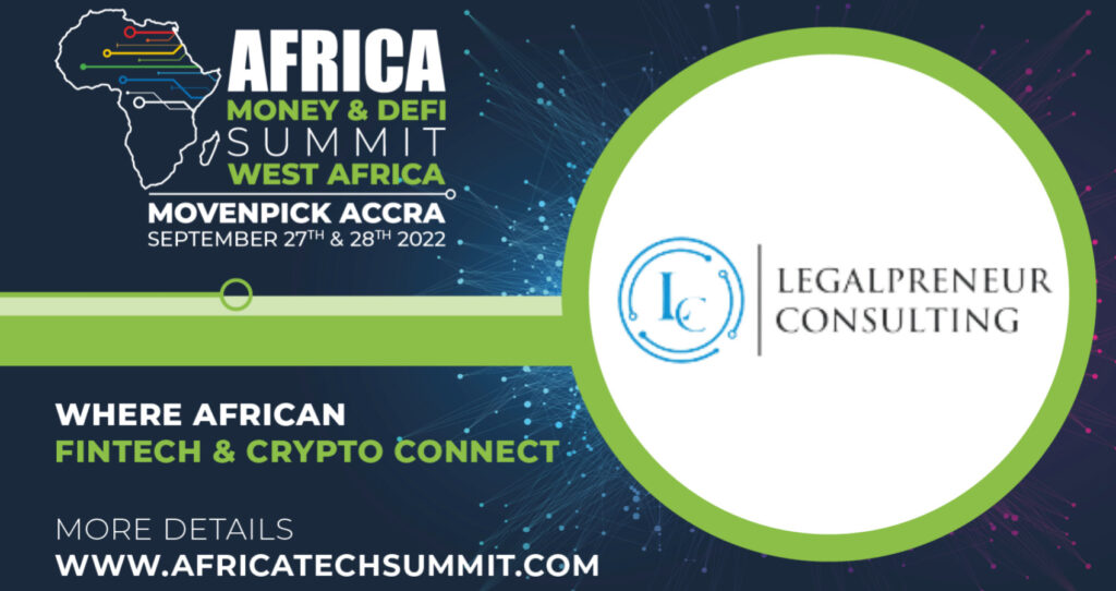 Legalpreneur Consulting joins Africa Money & Defi Summit