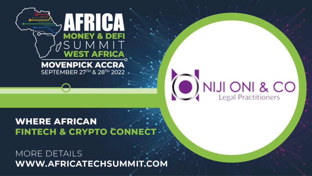 Niji Oni & Co. joins Africa Money and Defi Summit, Ghana 2022